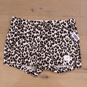 NWT Old Navy Leopard Print Women's Shorts Sz 10
